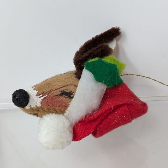Annalee Doll Reindeer Head Ornament 1981, 3" - Picture 5 of 11